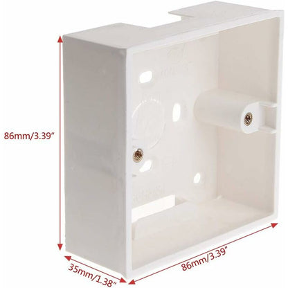 86X86Mm Pvc Wall Mount Junction Box For Switch Socket Base. - Image 4
