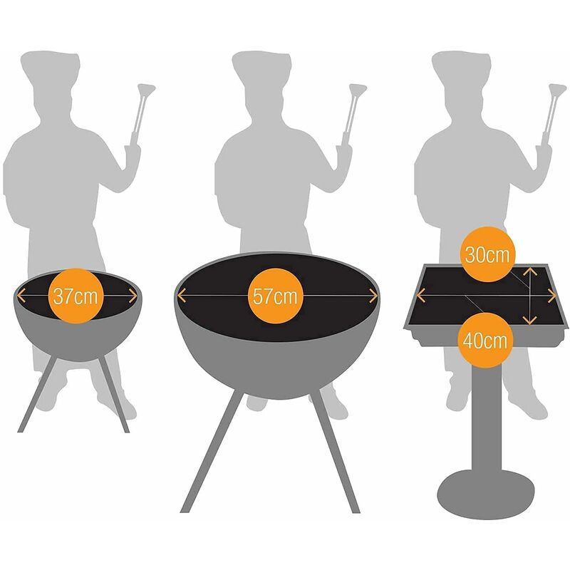 Teflon Bbq Baking Sheets (5 Pack) - Non-Stick Cooking Mat For Bbq, Grill & Oven (5X Rectangular 40X30Cm) - Image 2