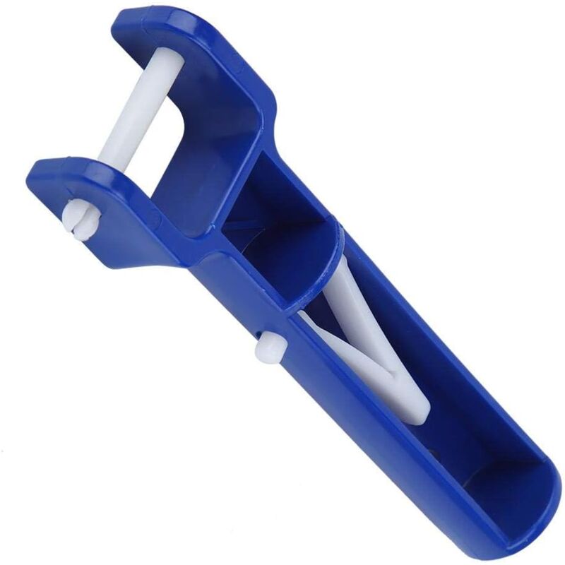 2 pcs V-Shaped Head Handle, Blue Swimming Pool V-Shaped Clip Brush Head Handle Replacement Pool Accessories - Image 4