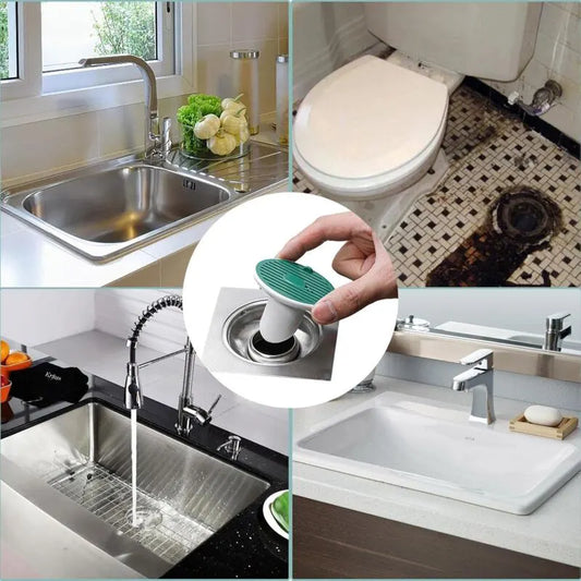 Bathroom Sink Drain Strainer Anti-Odor Bathtub Stoppers Floor Water Drain Deodorant Anti-Clogging Anti-Backflow Sewer - Image 2