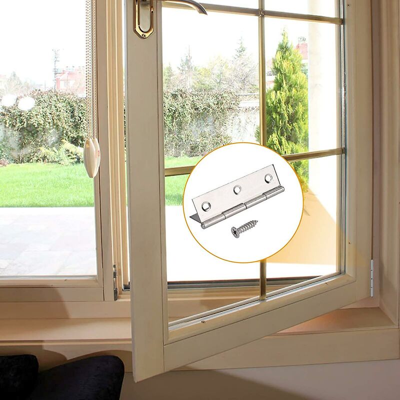 Stainless Steel Hinges Door Hinge Furniture Hinge Connectors With Screws For Home Furniture Hardware Cabinet Guard Door - Image 3