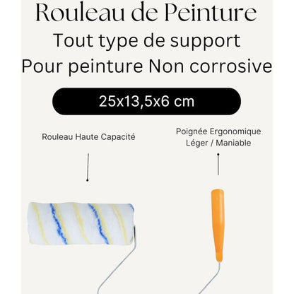 Paint ROller With Handle - 25X13.5X6 Cm - Painting Work, Home, All Types Of Paint - Image 3