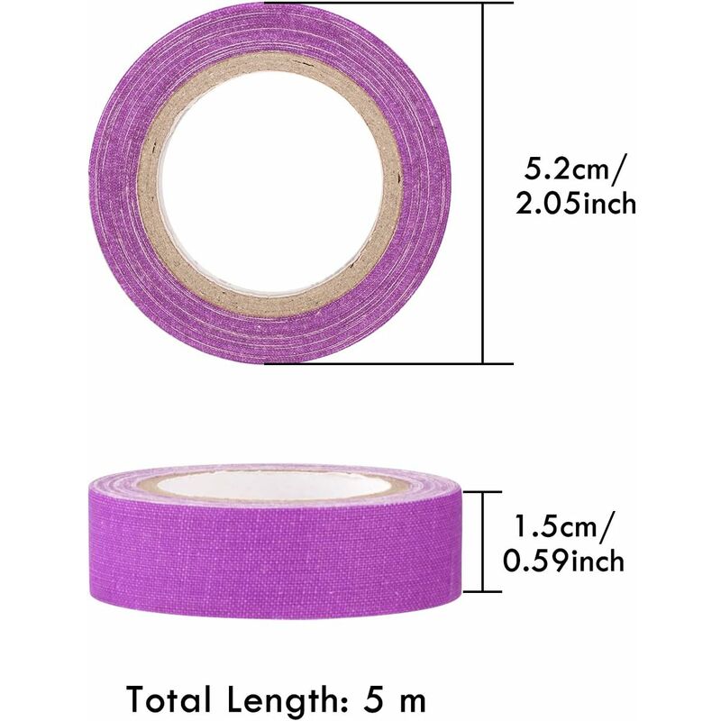Neon Gaffer Tape 6 Colors, Uv Blacklight Glow In The DArk Fluorescent Tape For Uv Party (0.6 Inch X 16.5 Feet) - Image 4