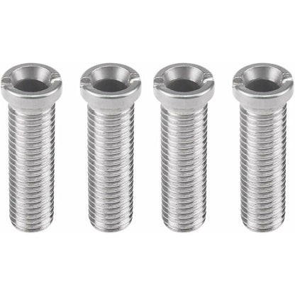 4 pcs Sink Basket Screws Stainless Steel 45Mm M12 Sink Basket Screws For Sink Strainer Plug -Silver