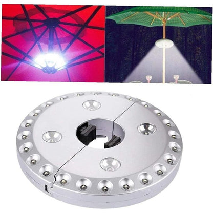 Camping Lights, LED Cordless Patio Umbrella Lights 3 Levels Dimmer Cordless Slide Light With 28 Super Bright LEDs For - Image 4