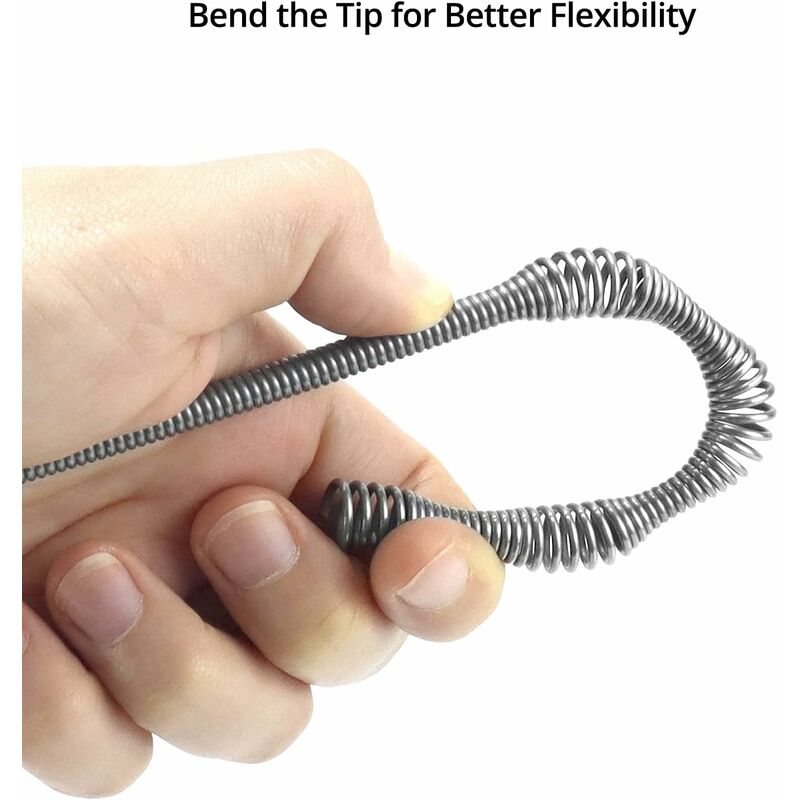 Drain Unblocker - 10M - Spiral Plumbing Snake For Bathtub Drain, Kitchen Sink - Image 3