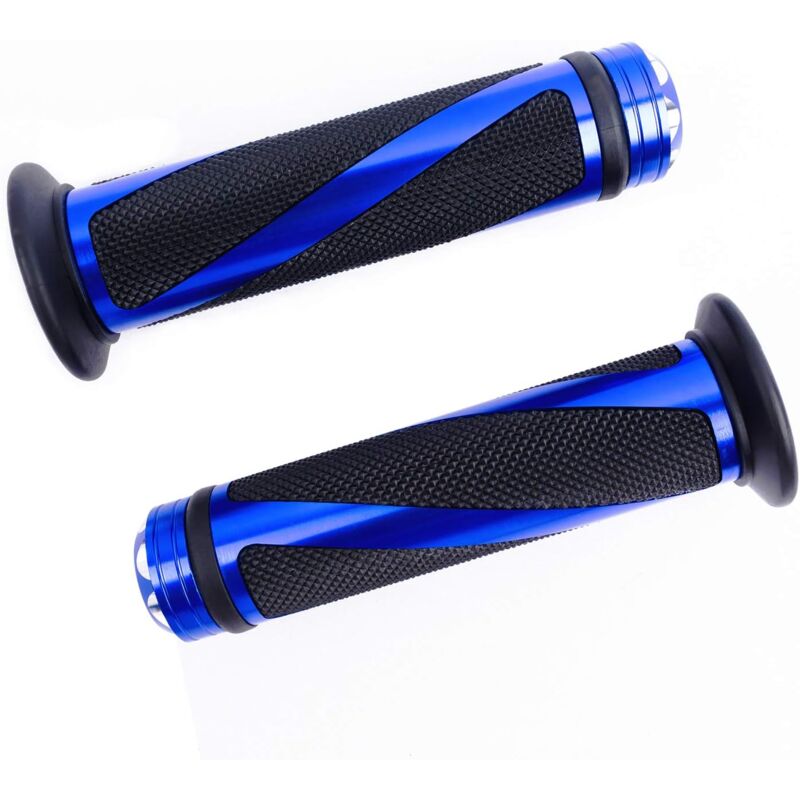 2 pcs Motorcycle Handlebar Grips 22Mm 7/8" Rubber Anti-Slip Universal For Motorcycle Scooter Quad Cruiser Off ROad - Image 2