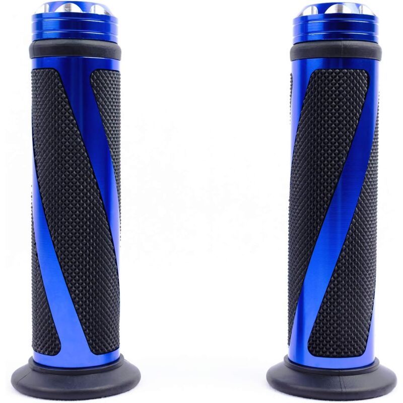 2 pcs Motorcycle Handlebar Grips 22Mm 7/8" Rubber Anti-Slip Universal For Motorcycle Scooter Quad Cruiser Off ROad - Image 3