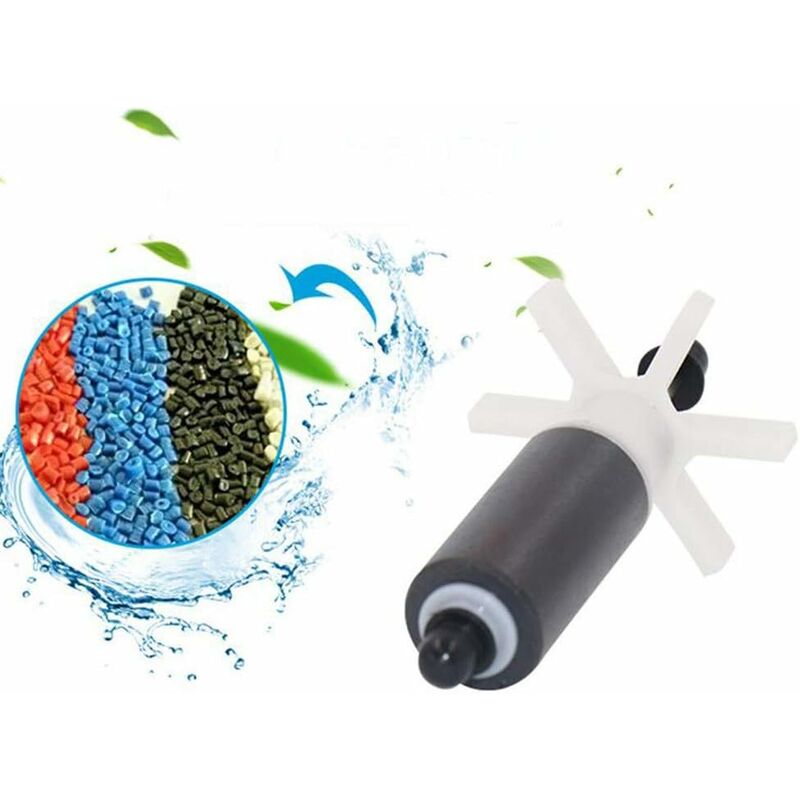 Hoome Ceramic Filter Replacement Impeller Small Mute Removable Aquarium Cartridge Filter Spare ROtor Maintenance Tool - Image 4
