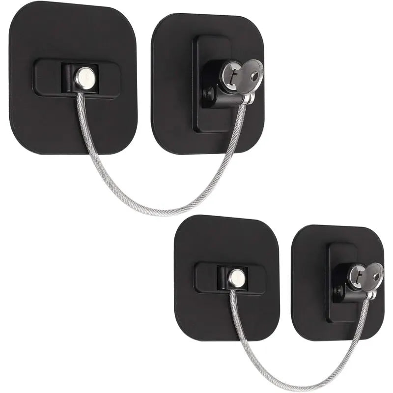 Child Window Lock, 2 pcs Safety Window Locks Window Locks Child Safety Protection Baby With Stainless Steel Cable