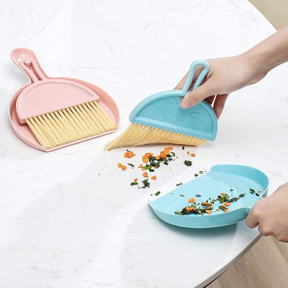 Mini Dustpan And Brush, Mini Multifunction Table Brush, Broom Dustpan And Dustpan Design, Broom And Dustpan Set Plastic - Image 3