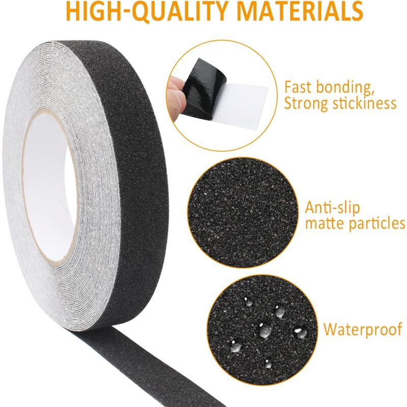 Anti Slip Tape, 15M25Mm Anti Slip Tape For Stairs Adopts Self-Adhesive Design, Pvc Anti Slip Tape For All Kinds Of - Image 3