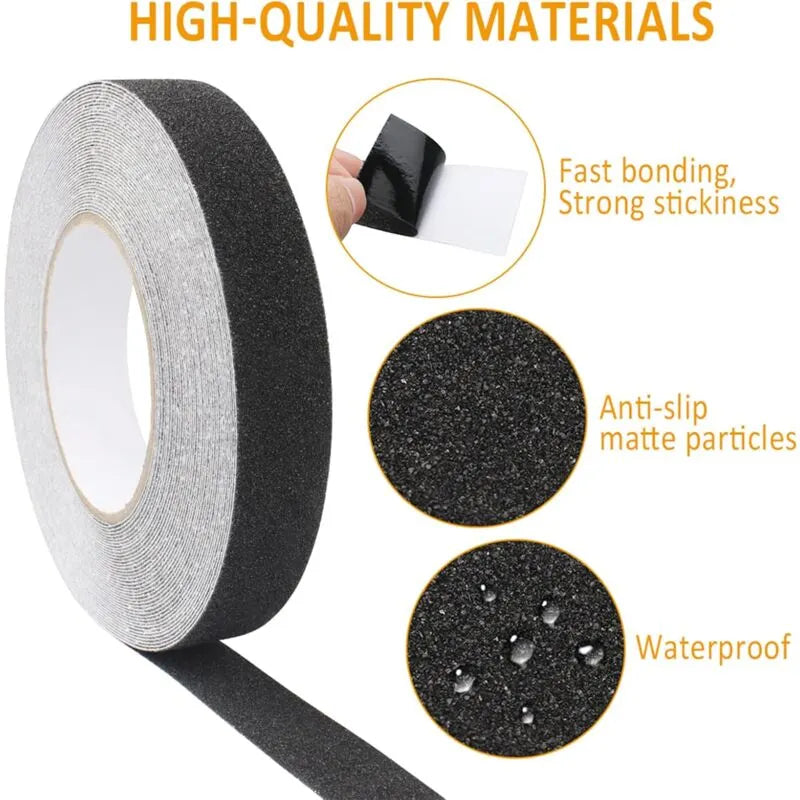 Anti Slip Tape, 15M25Mm Anti Slip Tape For Stairs Adopts Self-Adhesive Design, Pvc Anti Slip Tape For All Kinds Of - Image 3