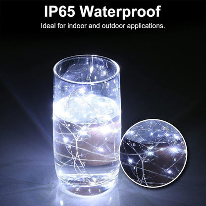 LED Bottle Lights 2M 20LEDs Bottle Lights, LED Bottle Stopper Light Waterproof Flexible Silver Wire Decoration For - Image 4