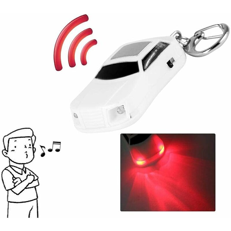 Key Finder, Key Finder With LED Flashlight, For Keys, Dogs, Cats, Wallets, Voice Control Keychains - Image 3