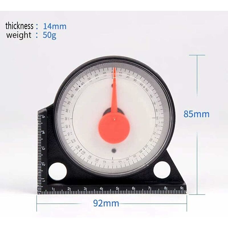 Mini Inclinometer Measuring Tool Tilt Level Protractor Angle Finder Clinometer Slope Angle Meter With Magnetic Base - Image 4