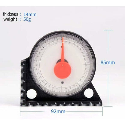 Mini Inclinometer Measuring Tool Tilt Level Protractor Angle Finder Clinometer Slope Angle Meter With Magnetic Base - Image 4