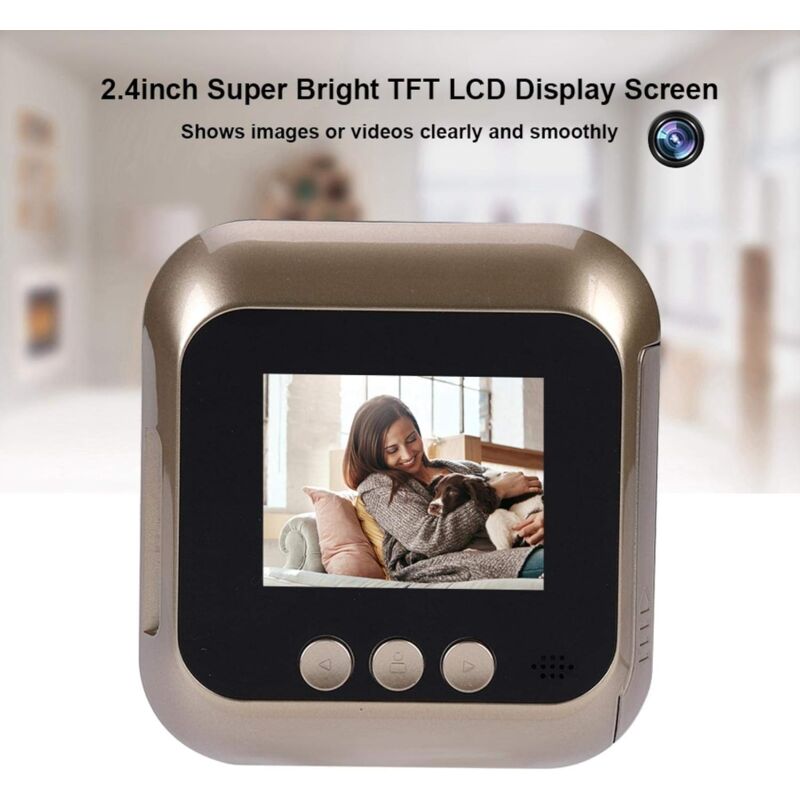 Door Viewer 2.4 Inch Hd Display Screen Smart Home Doorbell Security Camera Electronic Door Viewer For Home Surveillance - Image 4