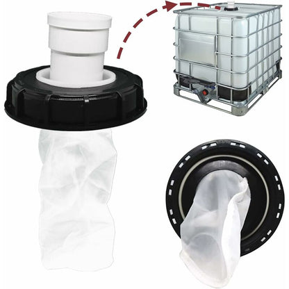 Ibc Lid Filter - Rainwater Filter - Washable Nylon - With Lid - 165Mm - 245Mm - Water Filter - Rainwater Tank Accessory - Image 3