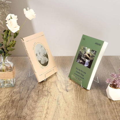 7 Pieces Acrylic Bookends, Clear Bookends, For Office Bookstore Schools Library - 10.5 X 9 X 7.5Cm - Image 4