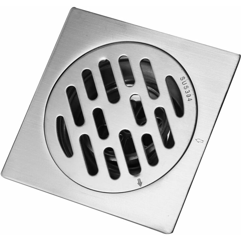 Floor Drain Stainless Steel Thick Anti-Odor Square Shower Drain For Bathroom 100Mm (Style : 2) - Image 3