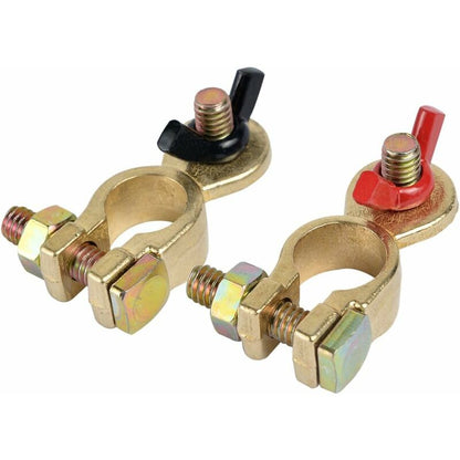 12V/24V Battery Terminal Battery Terminals Battery Connectors With Wing Nut(1 Pair) - Image 2