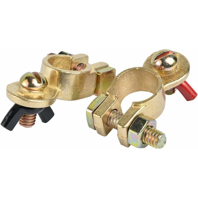 12V/24V Battery Terminal Battery Terminals Battery Connectors With Wing Nut(1 Pair) - Image 4