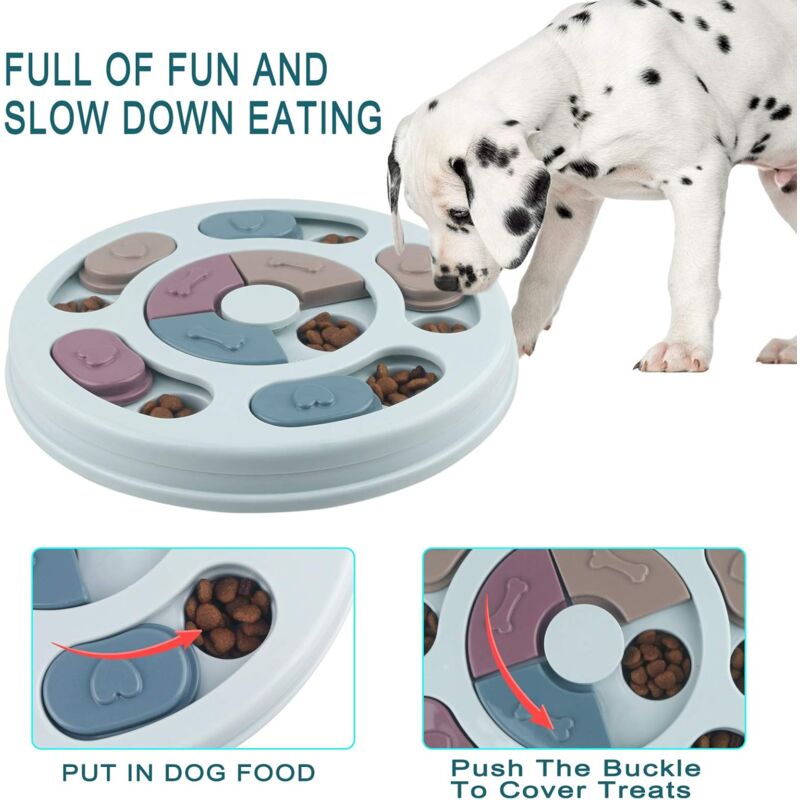 Smart Dog Toys, Slow Down Eating Dog Toys, Non-Slip Intelligence Puzzle Toys For Dogs, Puppy And Cats - Image 2