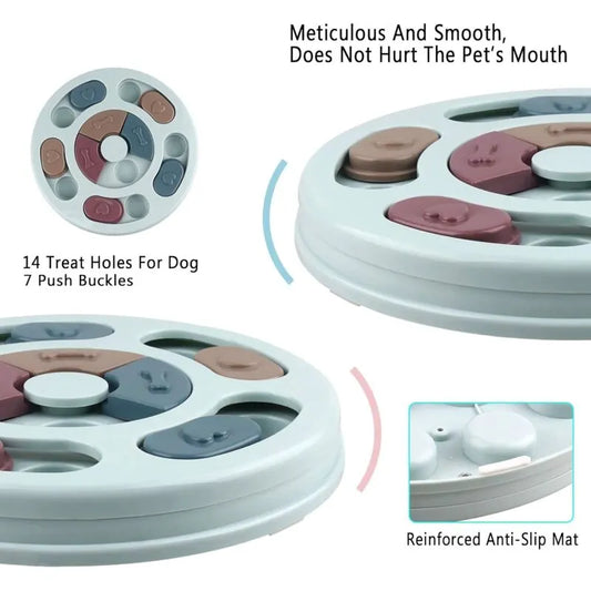 Smart Dog Toys, Slow Down Eating Dog Toys, Non-Slip Intelligence Puzzle Toys For Dogs, Puppy And Cats - Image 3