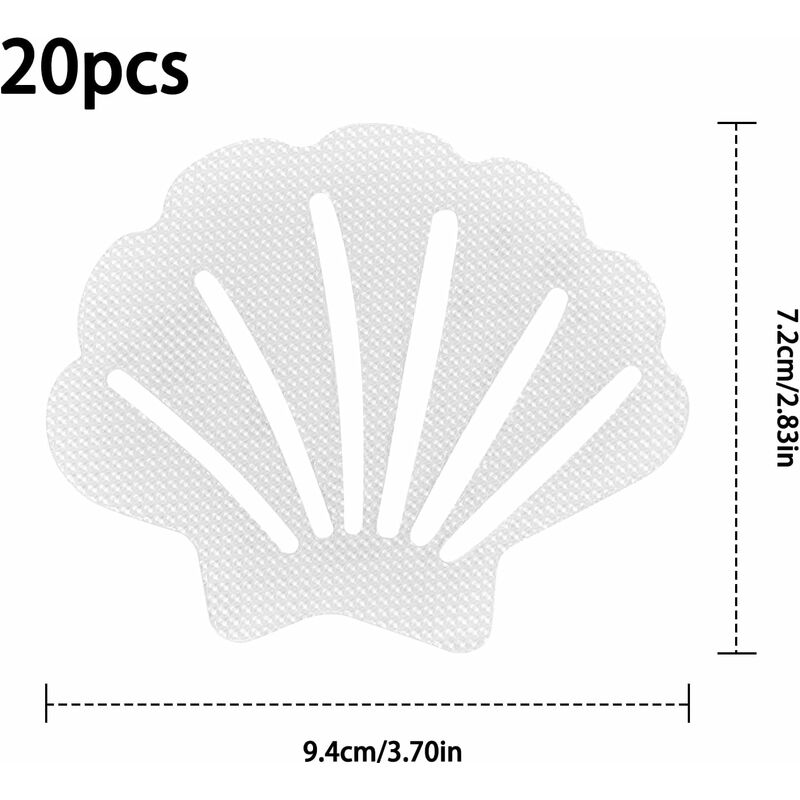 20 pcs Non Slip Shower Stickers, Anti Slip Stickers Safety Bathtub Strips For Bathtub, Showers, Adhesive Strips, - Image 3