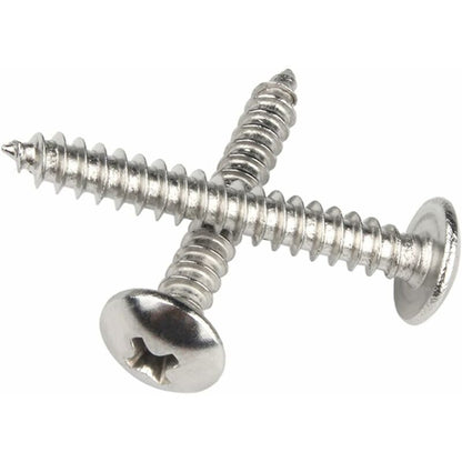 M4 X 25Mm 40 pcs ROund Head Wood Screws 304 Stainless Steel Cross Recessed Mushroom Head Self Tapping Screws Fasteners - Image 4