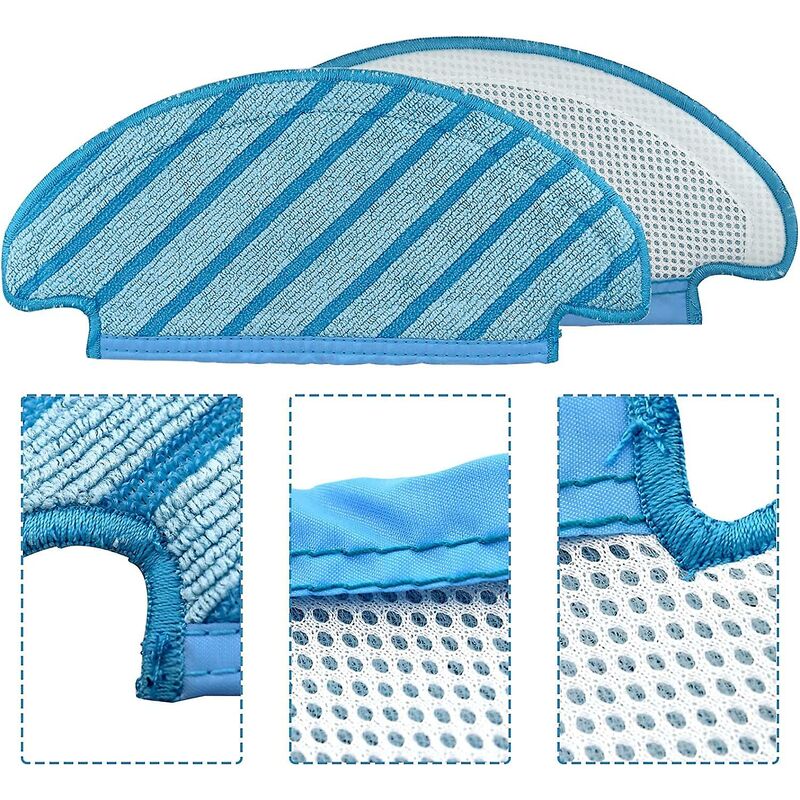 10 pcs Washable Cloth Mop Pads RObot Vacuum Cleaner Replacement Parts - Image 3