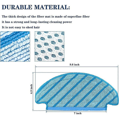 10 pcs Washable Cloth Mop Pads RObot Vacuum Cleaner Replacement Parts - Image 4