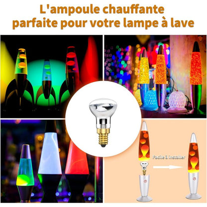 25W E14 Lava Lamp Bulb R39 Reflector Incandescent Bulb 25W E14 R39 Lava Lamp Bulb (4 pcs) [Energy Class A++] - Image 2