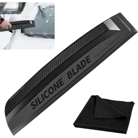 Car Silicone Squeegee - Silicone Scraper For Car: Silicone Squeegee, Car Squeegees, Window Wiper For Car Body And