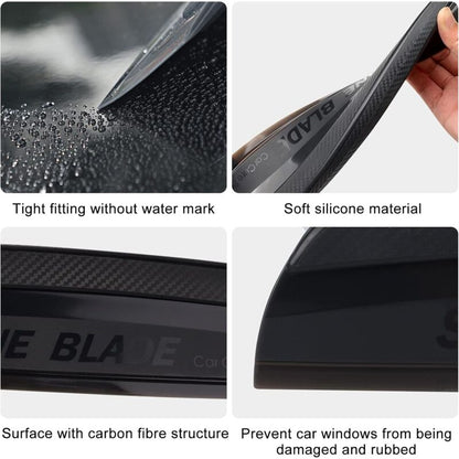 Car Silicone Squeegee - Silicone Scraper For Car: Silicone Squeegee, Car Squeegees, Window Wiper For Car Body And - Image 3