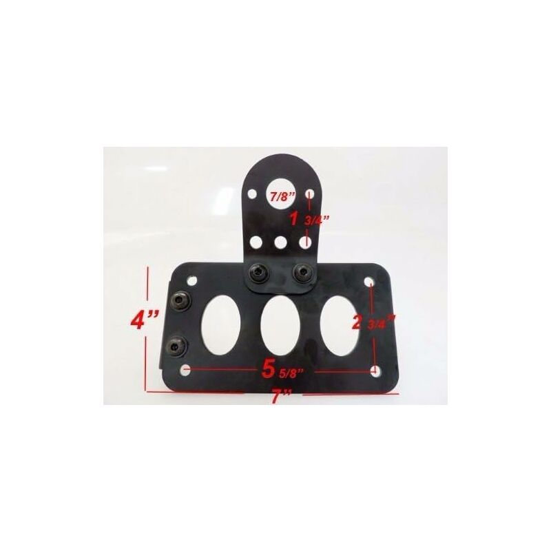 License Plate Bracket Easy Fix Mounting Kit Motorcycle Part For Harley - Image 2