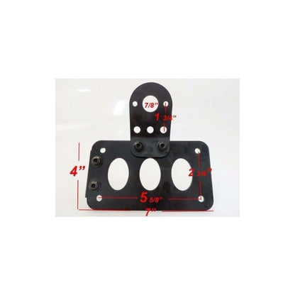 License Plate Bracket Easy Fix Mounting Kit Motorcycle Part For Harley - Image 2