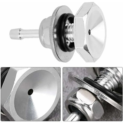 Turbocharger Boost Gauge Mounting Kit, Universal Car Turbocharger Silicone Boost Hose Pipe Nipple Turbo Vacuum Gauge - Image 2