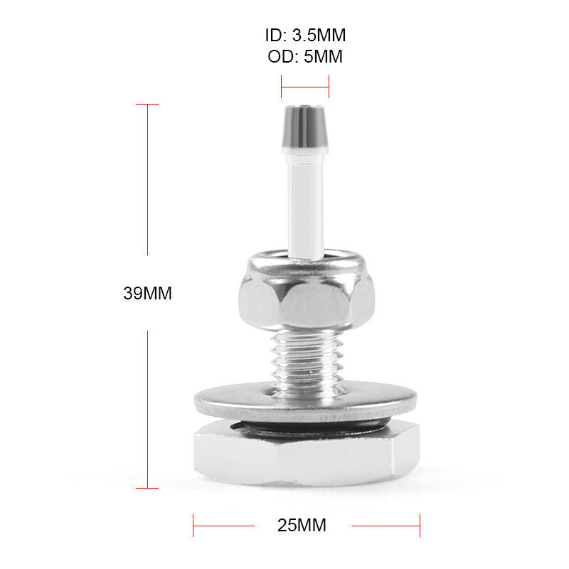 Turbocharger Boost Gauge Mounting Kit, Universal Car Turbocharger Silicone Boost Hose Pipe Nipple Turbo Vacuum Gauge - Image 3