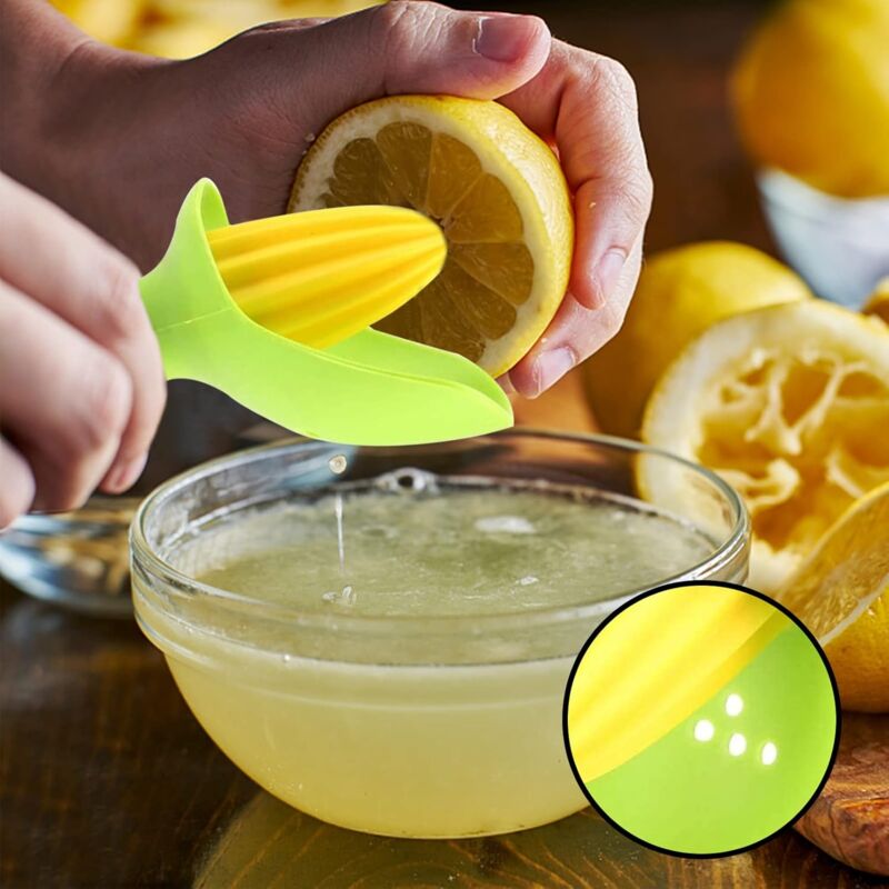 Citrus Juicer With Seed Filter, Ergonomic Mini Lemon Squeezer Tools For Lemon Orange Fruits - Image 2