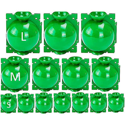 14 pcs Plant ROoting Box Propagation Ball, Grafting Box High Pressure Propagation Ball Box Plant ROoting Device (L+M+S,