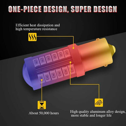 4 X 1156Ba15S LED Bulb Red Super Bright 6000K 5630 33 Smd Backup Light Parking Reverse Position Rear Fog Light Bulb 12V - Image 4