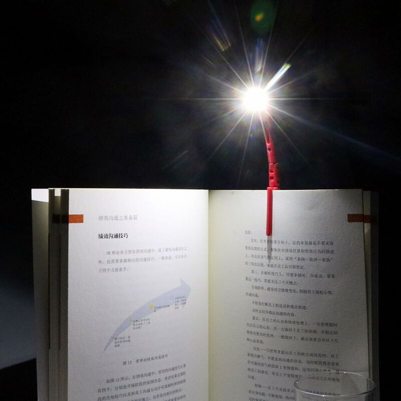 Adjustable Foldable Battery Powered Reading Light (Blue) - Image 4
