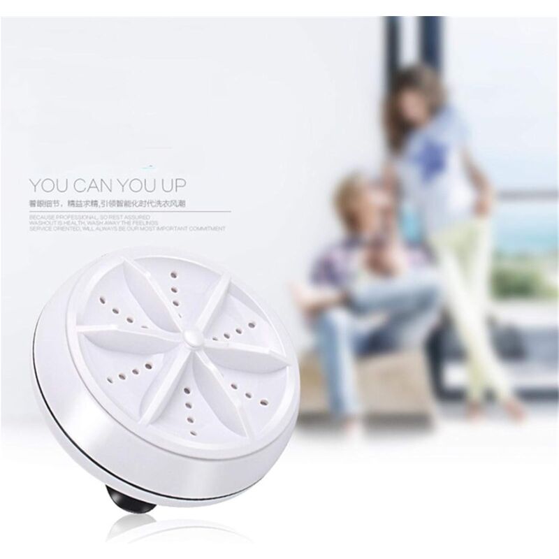 Mini Portable Ultrasonic Dirt Remover Washing Machine Usb Cable For Travel Home Business Trip - Image 2