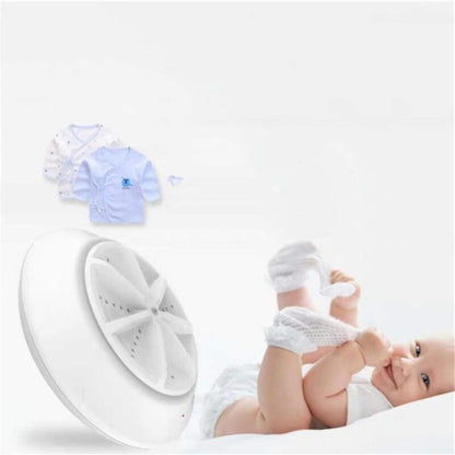 Mini Portable Ultrasonic Dirt Remover Washing Machine Usb Cable For Travel Home Business Trip - Image 3