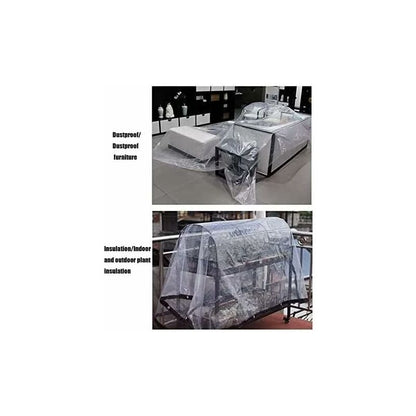 Transparent Waterproof Tarpaulin With Eyelets - For Garden Furniture - Outdoor Use - Rainproof - Plant Insulation - - Image 4