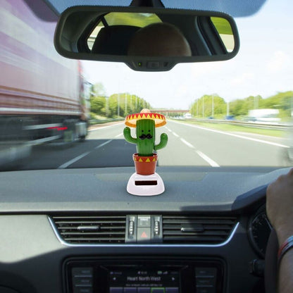 Car Ornaments DAncing Shaking Head Auto DAshboard Decoration Car Accessories (Cactus) - Image 2