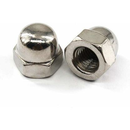 M6 Acorn Cap Nut Hex Nut Set 304 Stainless Steel (30 pcs) - Image 3