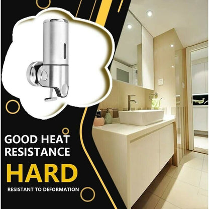 Wall Mounted Soap Dispenser - Manual Soap Dispenser For Kitchen, Bathroom, Shampoo, Shower Gel (500Ml) - Image 2